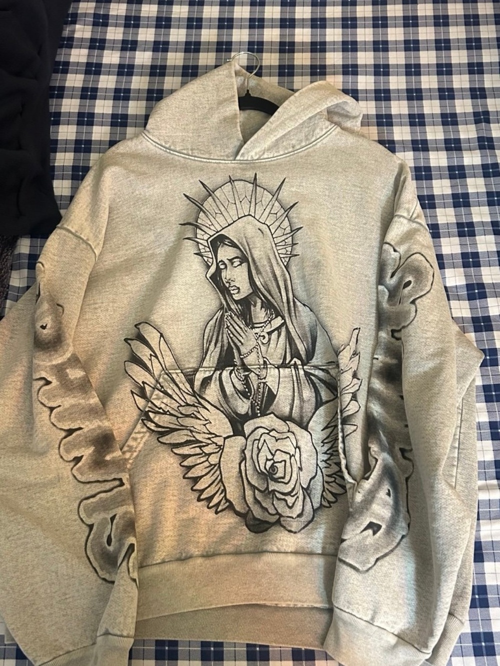 Saints grey hoodie